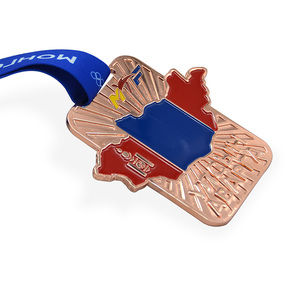 2018 À Venir brillant cuivre plaqué souvenir taeknowdo <span class=keywords><strong>Russie</strong></span> médaille - Product Image 4