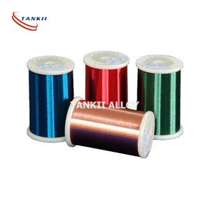 Cuni44 Enameled Constantan <strong>Wire</strong> Heating Cable <strong>Copper</strong> Nickel <strong>Wire</strong> Solid Insulated Green Red Yellow Black Green ASTM/GB/ISO CN;SHG - Product Image 2