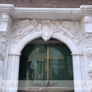 Phong cách mới Tay Chạm Khắc Đá Granite khung cửa đá cẩm thạch cột trụ cột - Product Image 3