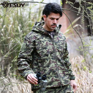ESDY-Sudadera con capucha para exteriores, uniforme deportivo de <span class=keywords><strong>senderismo</strong></span>, de piel de tiburón, impermeable, chaqueta táctica de concha suave, <span class=keywords><strong>ropa</strong></span> de caza - Product Image 3