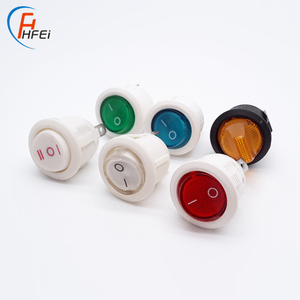 Công tắc bật tắt tròn Rleil đường kính 16mm 23mm T105 250V - Product Image 2