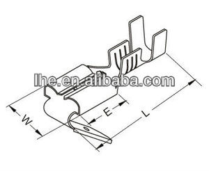 Thiết Bị Đầu Cuối Và Kết Nối Brass Thiết Bị Đầu Cuối Điện Cắm Thiết Bị Đầu Cuối Và Kết Nối (RoHS Được Phê Duyệt) - Product Image 2