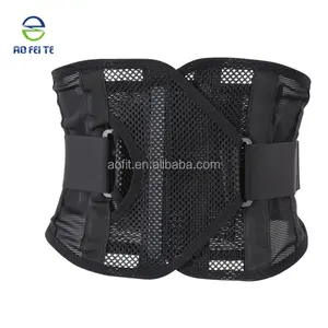 Fabricante ajustable de malla transpirable Lumbar corsé cintura apoyo