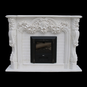 Inicio decorativo blanco mármol artificial exquisita <span class=keywords><strong>chimenea</strong></span> llamas - Product Image 6