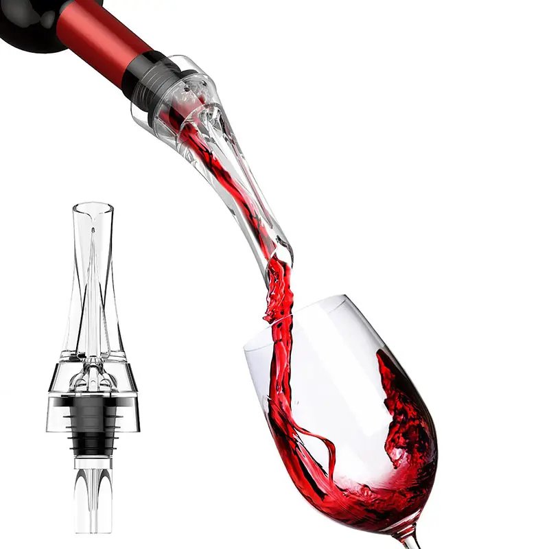 Versatore per aeratore per vino Premium hawk-versatore per aeratore con tappo per vino in plastica