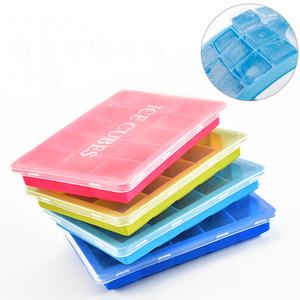 Molde <span class=keywords><strong>de</strong></span> <span class=keywords><strong>hielo</strong></span> <span class=keywords><strong>de</strong></span> silicona con tapa - Product Image 2