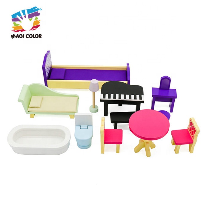 Оптовая продажа, детская роскошная деревянная игрушка, кукольный домик мечты для ролевых игр W06A225