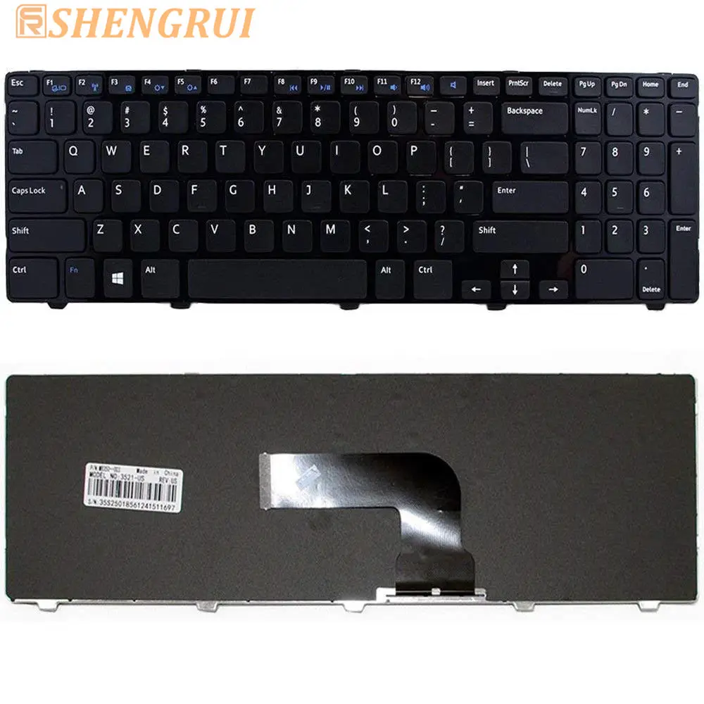 Dell Inspiron 15 3521 3537 15R 5537 के लिए कीबोर्ड के साथ 5521 श्रृंखला लैपटॉप सपा PK130SZ4A24 फ्रेम