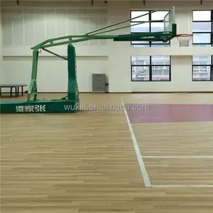 New design antistatic professional plastic floor for basketball courts from china