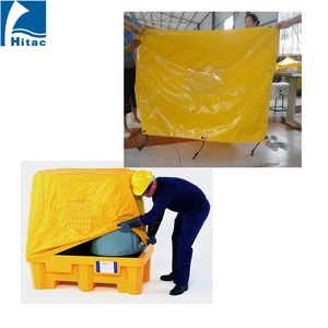 Couvertures imperméables enduites de palette de PVC avec la <span class=keywords><strong>corde</strong></span> élastique ou la tirette - Product Image 2