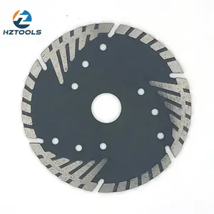 5 Inci 125 Mm Turbo Diamond Granit dan Beton Cutting Blade, Batu Berlian Alat Circular Saw Blade.