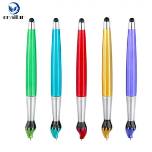 Khuyến mại novelty sơn bàn chải bi bút với bút stylus, tablet pc stylus pen