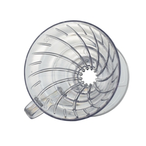 Z vendita calda all'ingrosso resina resistente al calore trasparente caffè bianco gocciolatore cestini filtro caffè di alta qualità - Product Image 2