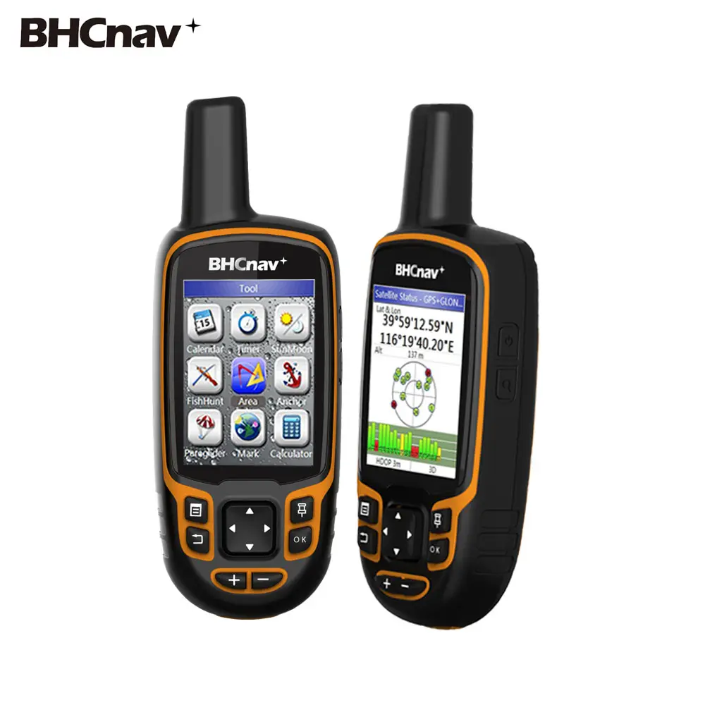 Sonnenlicht lesbares und wasserdichtes Handheld BHCnav NAVA Pro F70 Ähnlich wie GPS MAP 64 Garming