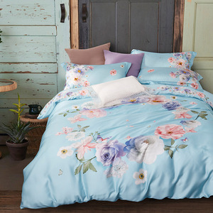 100% Tencel Siêu Vua Kích Thước Nhà Cảm Giác In Bộ Đồ Giường Bộ - Product Image 5