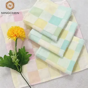 Home and school use Traditional japanese terry cloth tenugui of cotton gauze fabric
