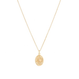 Collana <span class=keywords><strong>Girocollo</strong></span> Gemnel con Catena in Oro e Ciondolo a Stella in Zirconia Cubica, Gioiello da Donna - Product Image 5