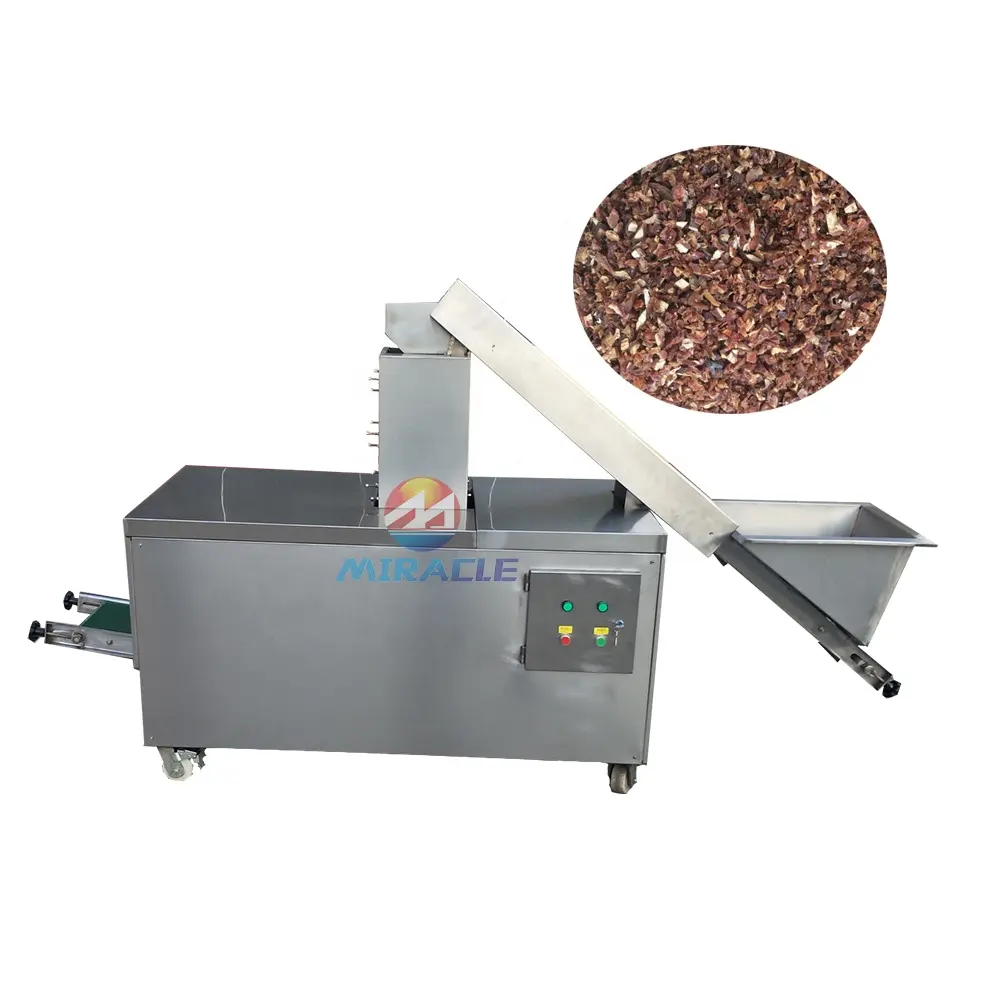 Fruits cutting machine for hard dry dates