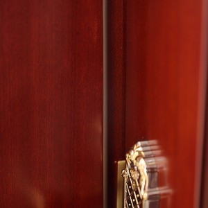 Porte intérieure de salle de bain <span class=keywords><strong>moderne</strong></span> à battant avec insert en verre dépoli, pour cuisine et villa, avec surface finie - Product Image 5