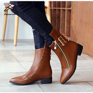 2018 stivaletto multifunzionale alla caviglia, scarpe da <span class=keywords><strong>donna</strong></span> con stivale a basso prezzo - Product Image 6