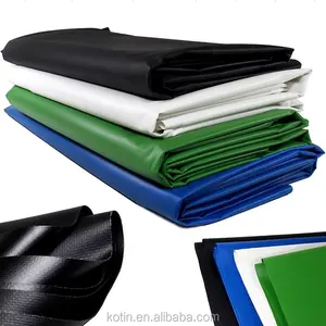 Fabric Tarpaulin Hypalon Coated Polyester Fabric 650gsm Blue Tarpaulin 1000d*1000D 18*18 Glossy Matte