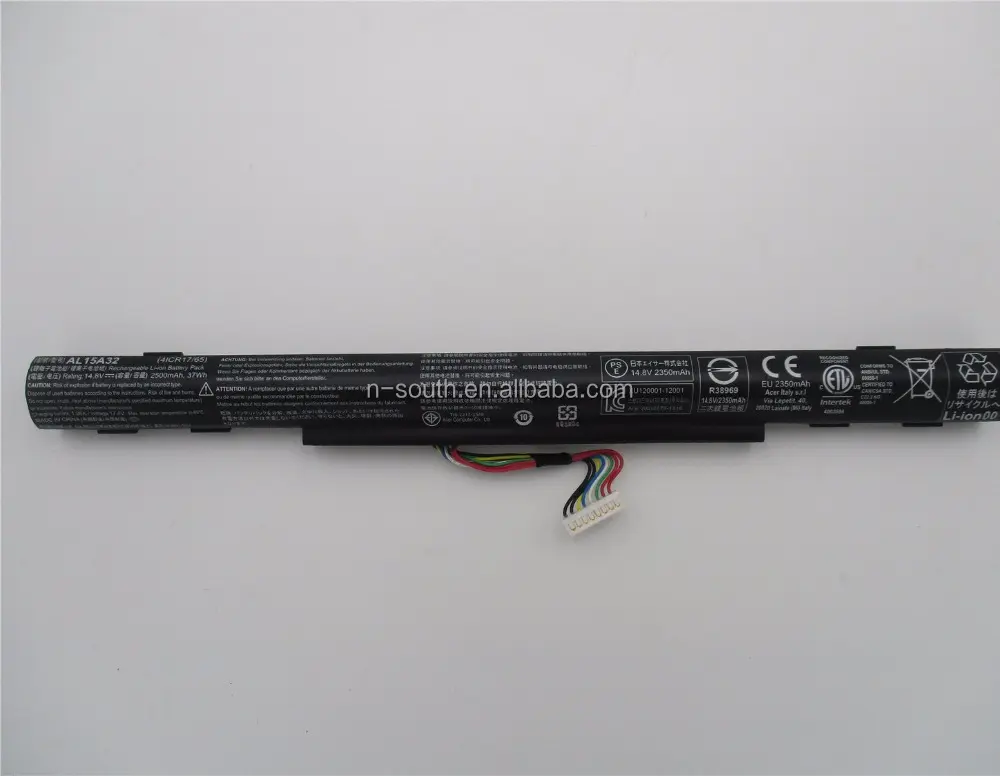 laptop battery for acer a*spire v3 e5 v3-574 e5-422 e5-522 AL15A32 14.8v 2500mah 37wh