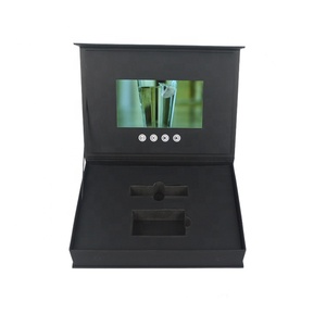 pantalla LCD de 7 pulgadas magnético de <span class=keywords><strong>la</strong></span> caja de regalo de lujo de saludar video Paquete de regalo para <span class=keywords><strong>la</strong></span> invitación de boda - Product Image 2