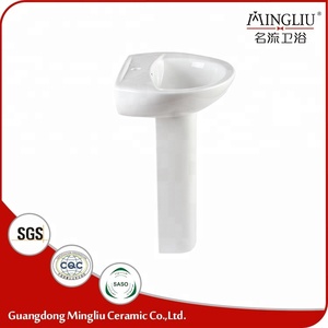 <span class=keywords><strong>Lavabo</strong></span> de Pedestal <span class=keywords><strong>Ovalado</strong></span> de Porcelana Moderna y Económica de Calidad de Exportación para Hoteles - Product Image 5