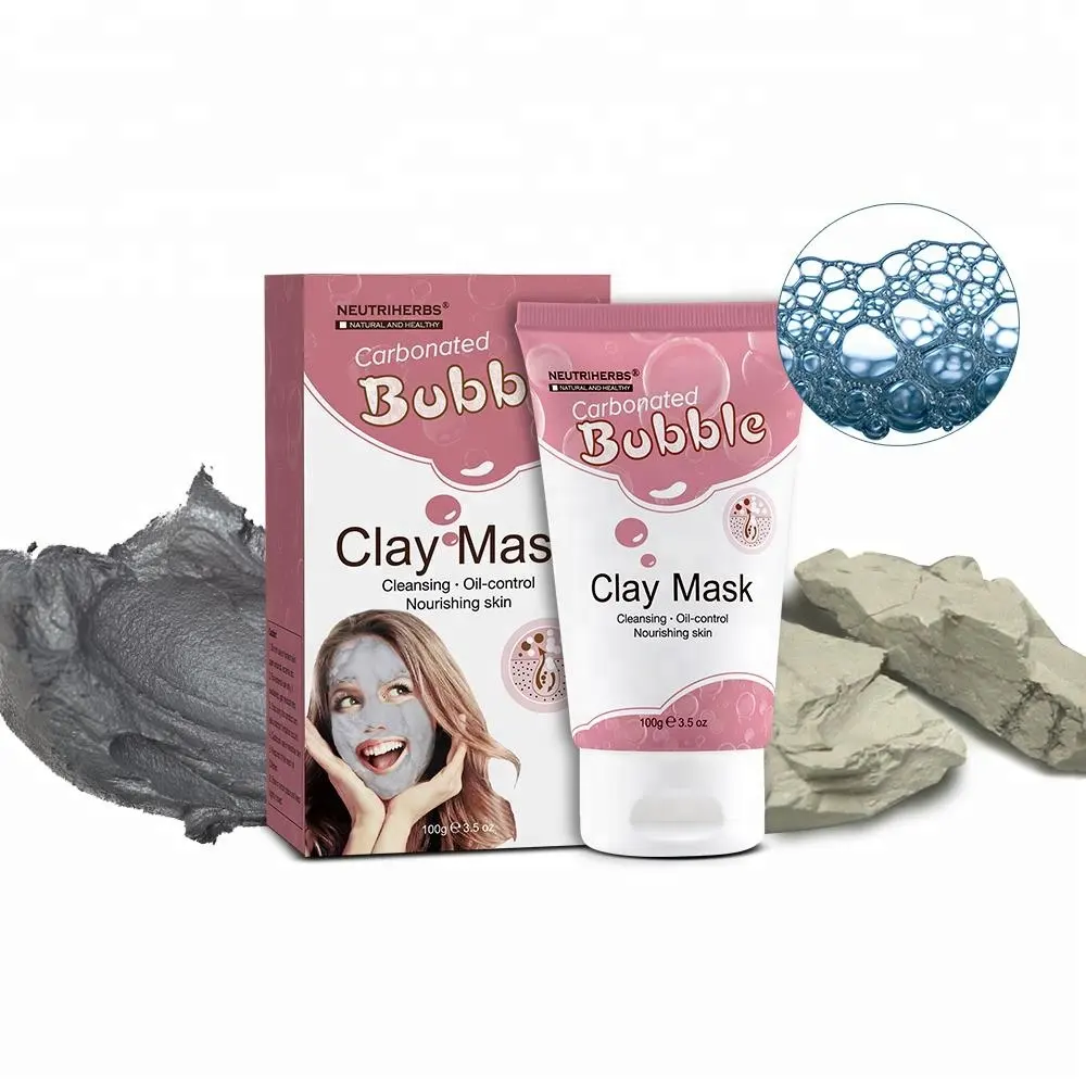 Fabriek Groothandel Deep Cleanse Marokkaanse Ghassoul Houtskool Klei Bentoniet Masker