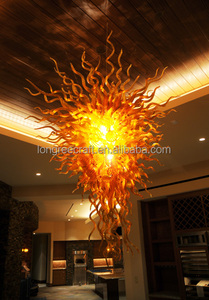 <span class=keywords><strong>Lampadario</strong></span> Moderno in Vetro Soffiato a Mano di Colore <span class=keywords><strong>Rosa</strong></span>, Illuminazione LED in Vetro di Murano, Decorazione per Soggiorno - Product Image 6