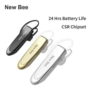 Cheap Business Type 24 Hours Single Ear Wireless Bluetooth Headphone Microphone Earphone Headset