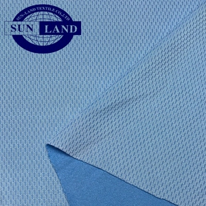 Été textile de maison tissu de refroidissement à séchage rapide mèche <span class=keywords><strong>micax</strong></span> 50% nylon 50% polyester tricot trame birdeye maille tissu pour vêtements de sport - Product Image 4