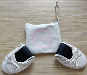 Chaussures pliables pour femmes, étui de transport assorti, chaussures plates de Ballet de voyage, portables, nouvelle collection - Product Image 4