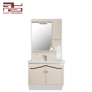 Foshan fabricación guci estilo americano <span class=keywords><strong>de</strong></span> montaje en pared <span class=keywords><strong>de</strong></span> gabinete <span class=keywords><strong>de</strong></span> nuevo diseño del gabinete del cuarto <span class=keywords><strong>de</strong></span> baño del pvc - Product Image 1