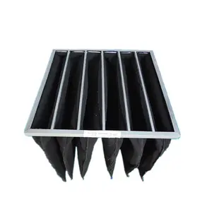 Activated Carbon Pleated Pocket Bag Filter for Air Conditioning Spray Booth