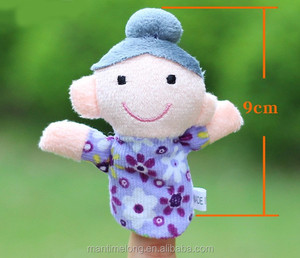 La familia de peluche marionetas de mano de arte títeres de dedo marionetas de mano juguetes de padre-hijo/aparatos juguetes de peluche - Product Image 1