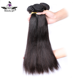 Natural Straight Human Hair Weave Styles Sản Phẩm Cho Phụ Nữ Da Đen Theo Dõi Trong Kuala Lumpur Silicone Lớp Phủ Cho Phần Mở Rộng Tóc - Product Image 2