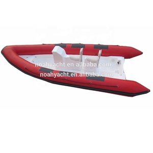 CE 6.4m PVC o Hypalon Materiale di Lusso Scafo In <span class=keywords><strong>Vetroresina</strong></span> <span class=keywords><strong>Barca</strong></span> Rigido Gommone Con CE - Product Image 2