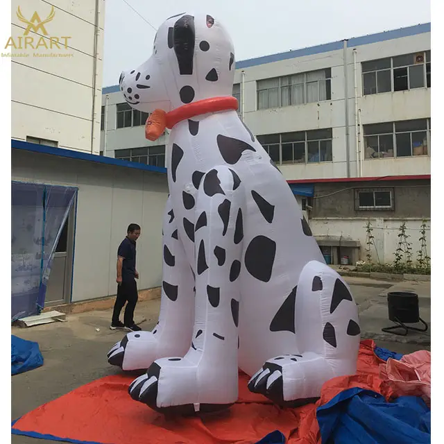 Tomada de fábrica personalizada inflável cão para propaganda