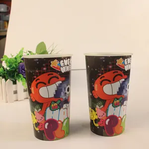 プラスチックカップを飲む販促用3Dレンチキュラープラスチック色変更カップ