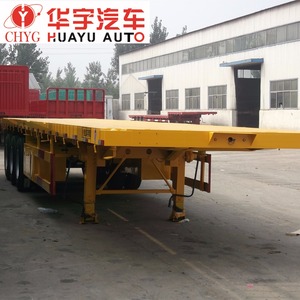 40FT Tri-Trục Flatbed/Nền Tảng/<span class=keywords><strong>Container</strong></span> Xe Tải <span class=keywords><strong>Trailer</strong></span> Bán - Product Image 3