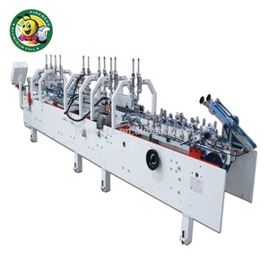 Đầy đủ tự động hộp sóng làm Túi Giấy gấp Máy dán bán tự động thư mục gluer - Product Image 2