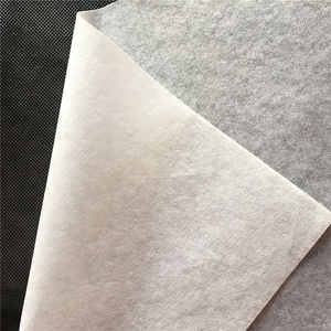 Tela de forro 100 poliéster que impregna la tela no tejida forro fusible para ropa entretela - Product Image 6