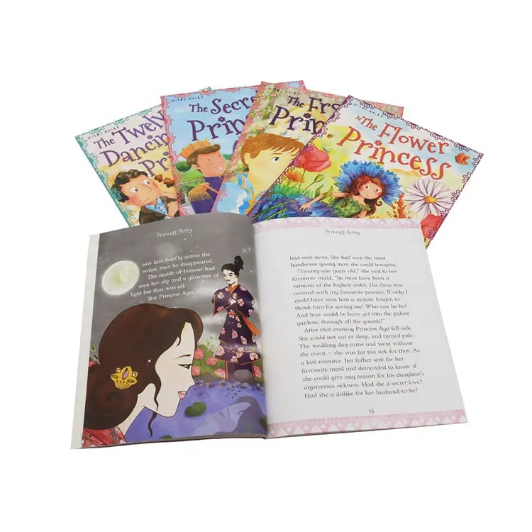 Murah Penuh Warna Cetak Exquisit Buku Anak, Kustom Softcover Buku Anak-anak Cetak, Buku Mewarnai Anak-anak
