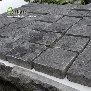 wholesale darker grey granite pavement stone for outdoor