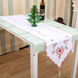 Di vendita calda del poliestere ricamato Europea di natale <span class=keywords><strong>runner</strong></span> - Product Image 4