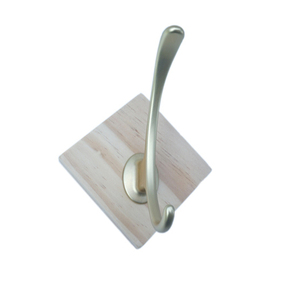 Multifunctional Wooden Removable <b>Hook</b> with Magic <b>Hook</b> Space-Saving <b>Tools</b> - Product Image 1