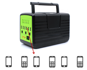 ソーラーラン ソーラーホームシステム 30w プリペイド式 <span class=keywords><strong>PAYG</strong></span> 6スロットバッテリー充電器付き 小規模事業者向け - Product Image 2