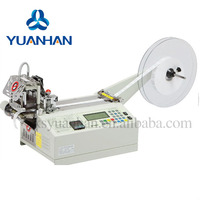 Machine de découpe automatique pour bandes sur tissu, coupe-ruban en Polyester, excellente qualité, chaude et froide avec capteur