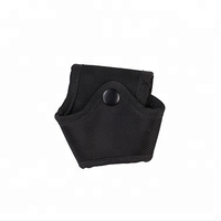 Étui tactique pour menottes, en nylon balistique noir 1680D, confortable et imperméable, pour les activités de sécurité